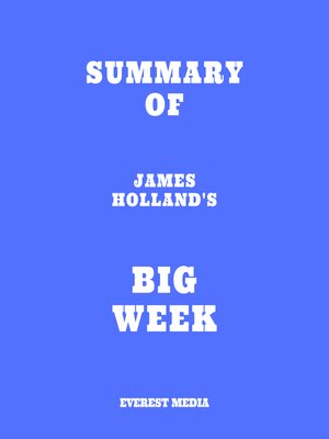 cover image of Summary of James Holland's Big Week